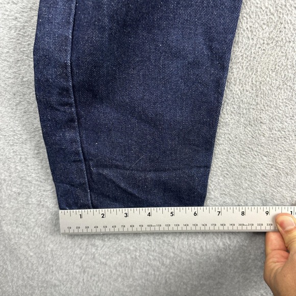 FUBU Jeans Womes 11 12 Blue Denim Straight Leg Classic Logo Pockets Hip-Hop Y2K - Picture 7 of 11